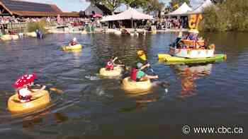 Forget fording a river — have you tried 'gourding' a pond?