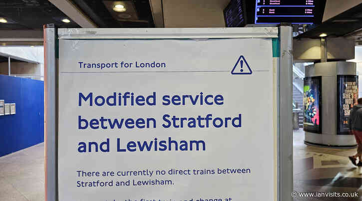 DLR restoring peak-hour Stratford-Lewisham services from Monday