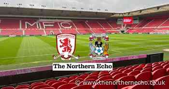 Middlesbrough vs Coventry City LIVE: Build-up and team news