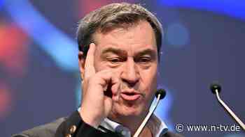 CSU-Chef fordert Neuwahlen: Söder hört das "Totenglöckchen der Ampel läuten"