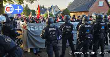 Demonstration gegen AfD-Landesparteitag in Henstedt-Ulzburg: 38 Strafverfahren eingeleitet