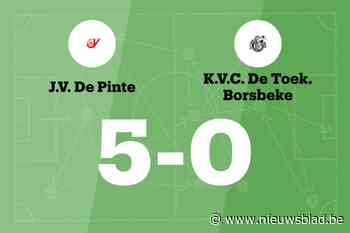 Wedstrijd tussen JV De Pinte B en DT Borsbeke C eindigt in forfaitscore