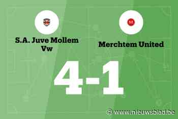 Juve Mollem B maakt tegen Merchtem United B einde aan reeks zonder zege