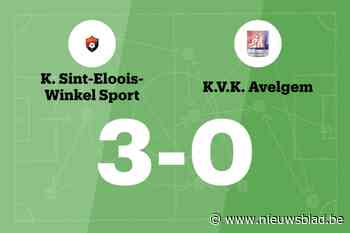 Overduidelijke overwinning voor Winkel Sport tegen VK Avelgem B