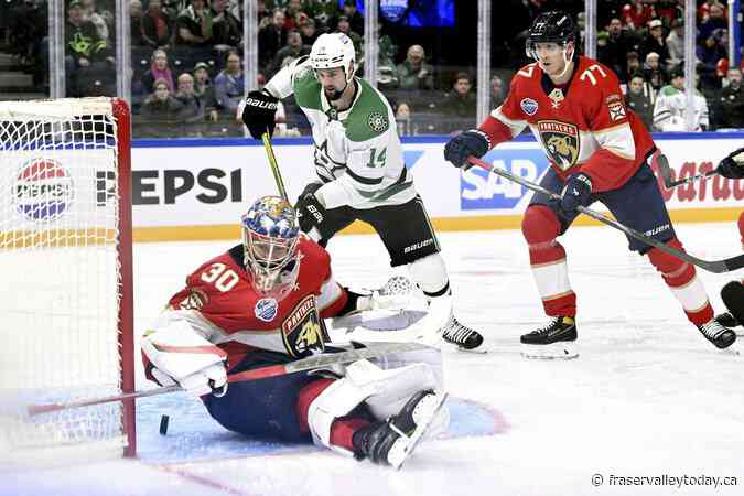 Florida Panthers top Dallas Stars 4-2 and sweep 2-game series in Finland