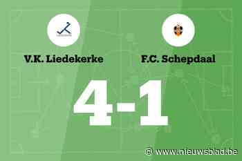 Liedekerke B wint thuis van Schepdaal B