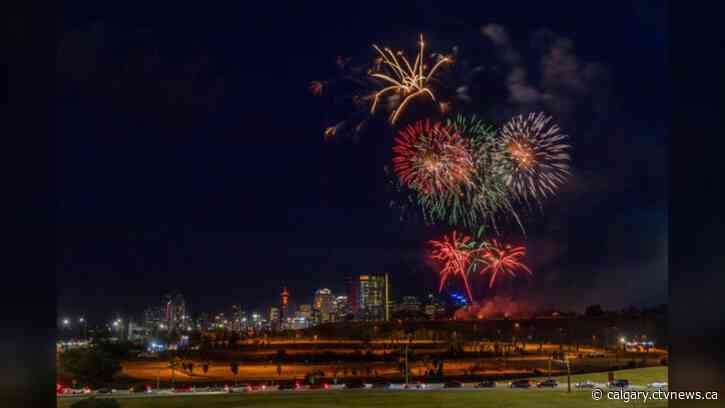 Calgary police issue warning after receiving over 150 calls relating to personal fireworks