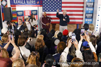 Tim Walz rallies Las Vegas Democratic canvassers with actress Eva Longoria