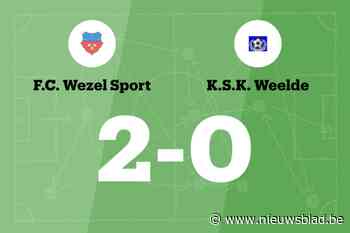 Wezel Sport B wint ook van Weelde