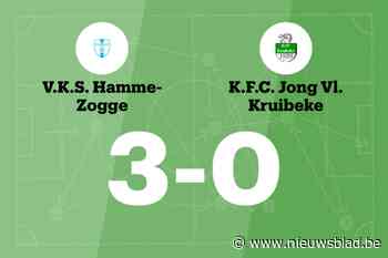 VKS Hamme-Zogge maakt tegen JV Kruibeke einde aan slechte reeks