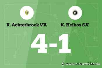 Achterbroek te sterk voor Heibos