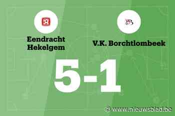 Hekelgem B wint spektakelwedstrijd van Borchtlombeek B