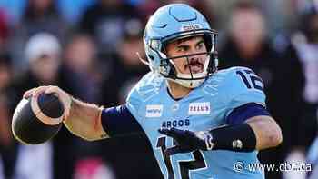 Chad Kelly's 4 TDs lead Argos past Redblacks in East semifinal