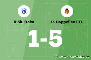 Cappellen FC maakt tegen KSK Heist einde aan slechte reeks