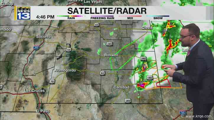 Severe storms continue to move through parts of New Mexico