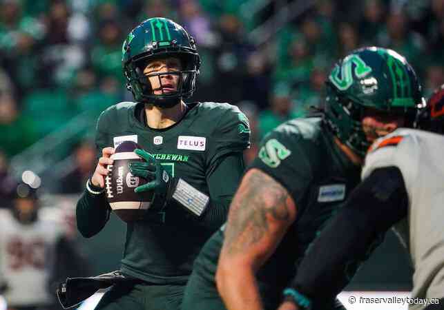 Roughriders advance to West Division final with 28-19 win over B.C. Lions