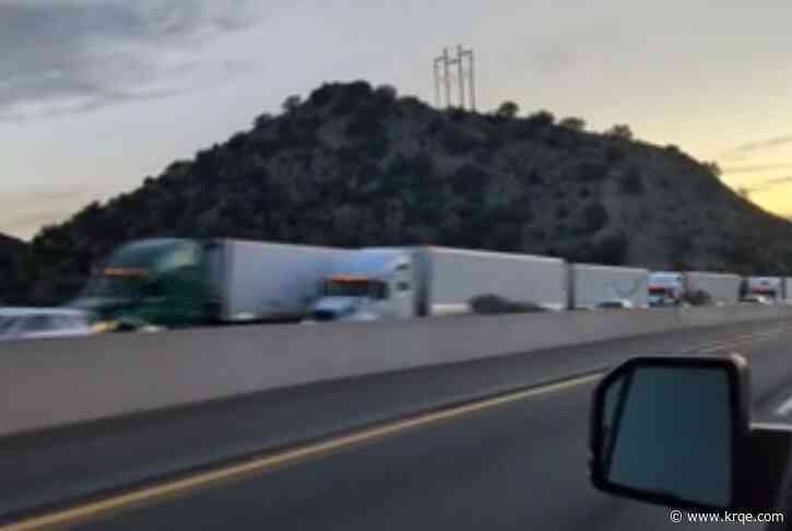 1 dead after fiery crash causes closure on I-40