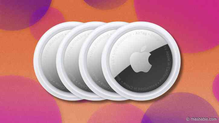 Stop losing your stuff with 25% off a 4-pack of Apple AirTags