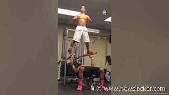 Lifting, laughing, and smashing those fitness goals! #benchpress