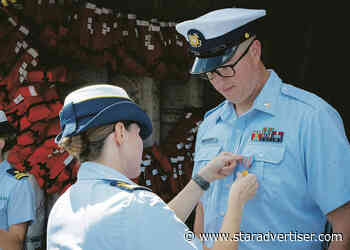 Coast Guard members, civilians honored for Lahaina heroism