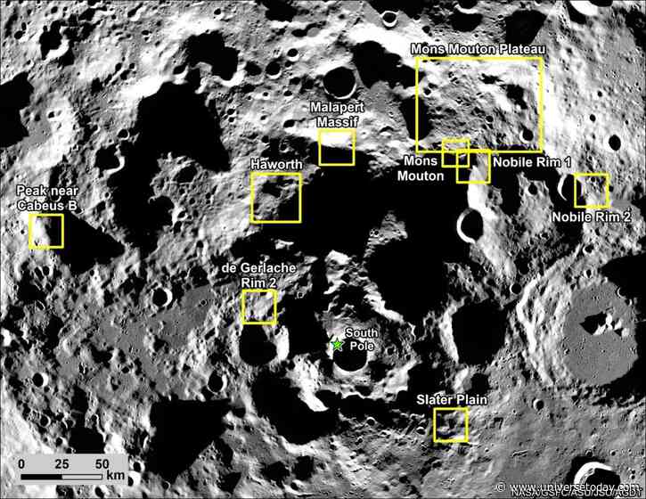 NASA Focusses in on Artemis III Landing Sites.