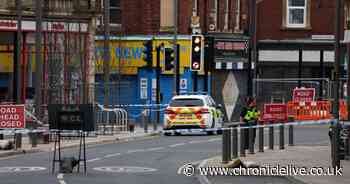 Man arrested after three taken to hospital with knife wounds following Blyth street fight