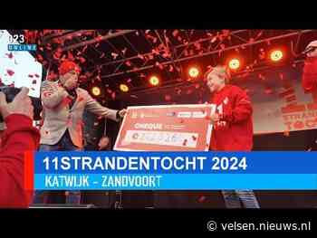 4500 deelnemers aan 11strandentocht lopen ruim €272.500 bij elkaar voor Hartstichting