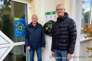 Neuer Defibrillator für das Heimathaus Mantinghausen