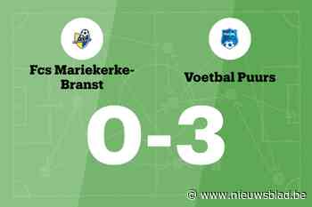 Puurs B wint duel tegen Mariekerke-Branst B