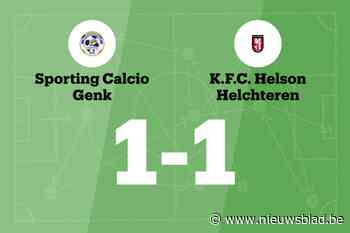 Sp. Calcio Genk speelt gelijk tegen Helson B