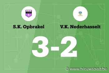 Vekeman maakt twee goals voor SK Opbrakel in wedstrijd tegen VK Nederhasselt B