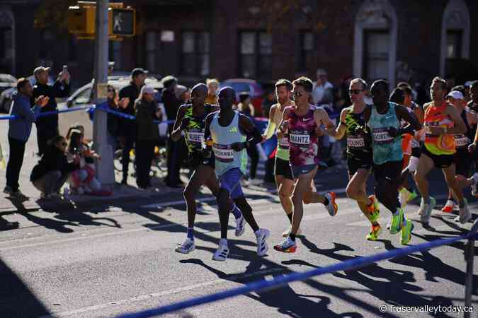 Abdi Nageeye of the Netherlands and Sheila Chepkirui of Kenya win the New York City Marathon