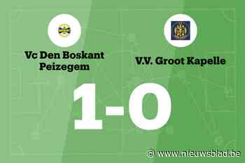 De Wit is goud waard voor Den Boskant Peizegem tegen VV Groot Kapelle