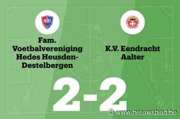 KFV Hedes en Eendracht Aalter delen de punten