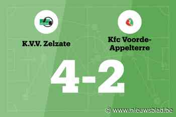 KVV Zelzate wint spektakelwedstrijd van KFC Voorde-Appelterre