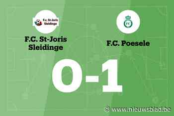 Feys is goud waard voor FC Poesele tegen FC Sleidinge