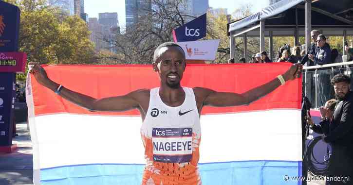 Historische prestatie: Abdi Nageeye wint als eerste Nederlander marathon van New York