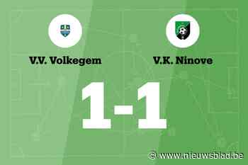 VV Volkegem speelt thuis gelijk tegen KVK Ninove B