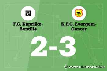 KFC Evergem Center wint uit van FC Kaprijke-Bentille, mede dankzij twee treffers Hertschap