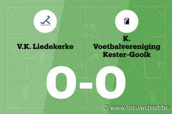 Liedekerke beëindigt reeks nederlagen met gelijkspel tegen Kester-Gooik