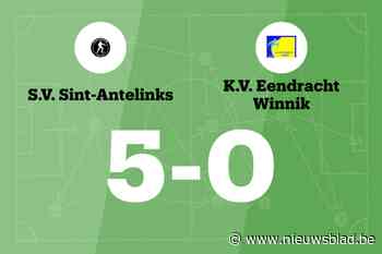 SV Sint-Antelinks B beëindigt de zegereeks van Eendracht Winnik B