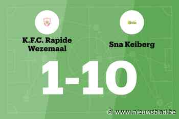 SNA Keiberg B laat Rapide Wezemaal B kansloos
