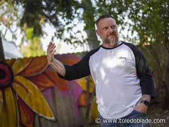 Mural extends Rossford library into the lawn, making a community hub