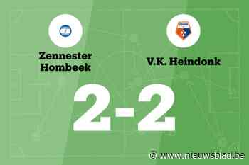 Heindonk sleept gelijkspel uit de brand in de uitwedstrijd tegen Hombeek