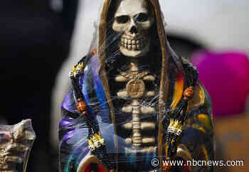 A leader of Mexican folk saint cult ‘La Santa Muerte’ is killed at an altar to the skeletal figure