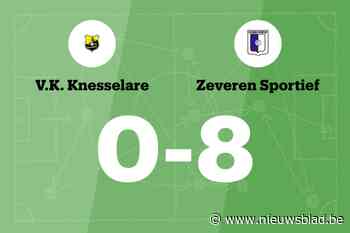 Zeveren Sportief maakt veel doelpunten uit tegen VK Knesselare