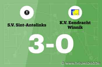 SV Sint-Antelinks toont wederom uitstekende vorm met zege tegen Eendracht Winnik