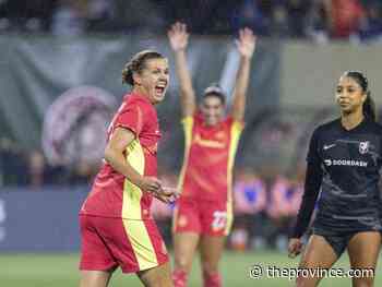 Christine Sinclair scores in retirement match as Portland clinches playoff spot