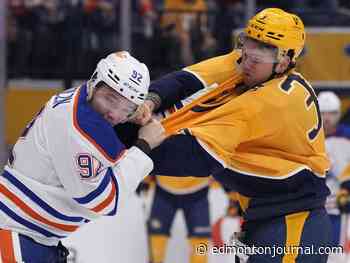 Edmonton Oilers using Battle of Alberta as early measuring stick