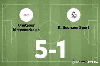 Lastige wedstrijd eindigt in overwinning voor Umitspor tegen Boorsem